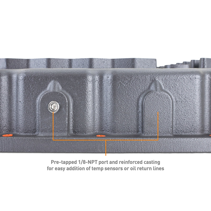 Mishimoto 2007.5 + Ram 6.7L Cummins 68RFE Transmission Pan - Cast - GR Transmission Pans Mishimoto