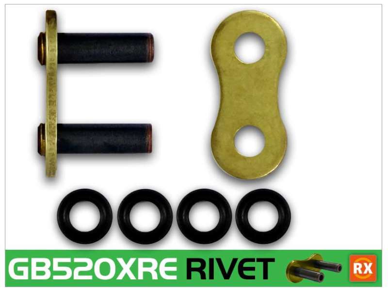 RK Chain 525XRE-RIVET - Natural Chains RK Chain