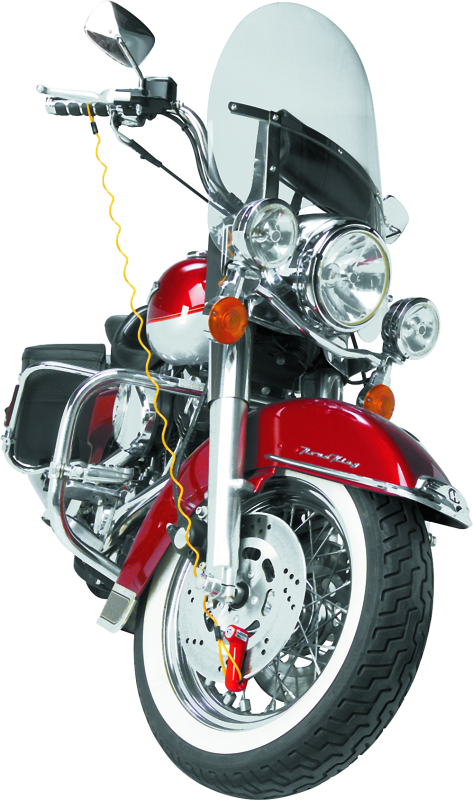 Bully Lock Reminder Disc Cable 4 ft. - Yellow Security Locks BikeMaster