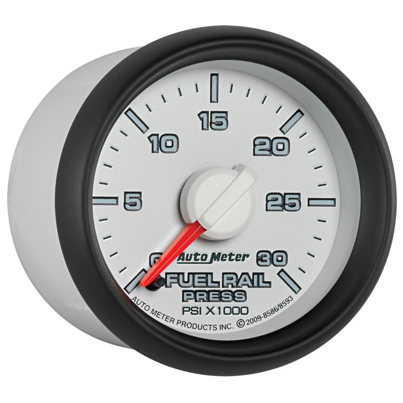 Autometer Factory Match 52.4mm Full Sweep Electric 0-30,000 PSI Diesel Fuel Rail Pressure Gauges AutoMeter