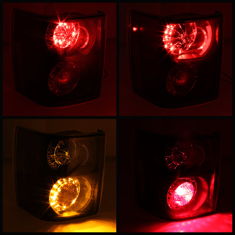 Spyder Land Rover Range Rover HSE 03-05 LED Tail Lights Black ALT-YD-LRRRH03-LED-BK Tail Lights SPYDER