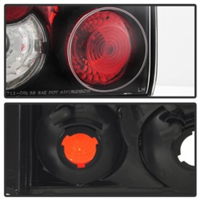 Spyder Toyota Corolla 93-97 Euro Style Tail Lights Black ALT-YD-TC93-BK Tail Lights SPYDER