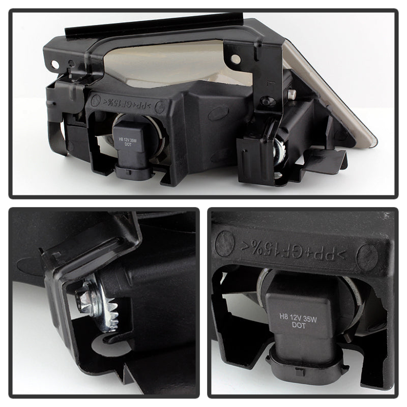 Spyder Honda Odyssey 05-07 OEM Fog Lights W/Switch Smoked FL-CL-HODY05-SM Fog Lights SPYDER