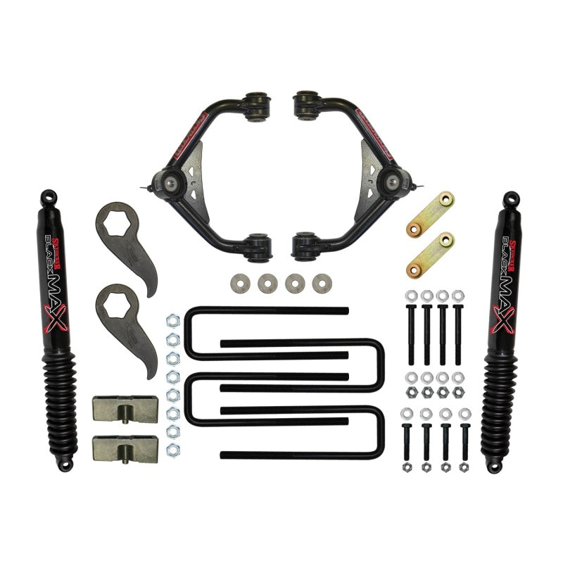 Skyjacker 2011-2019 GM 2500HD/3500HD 2WD/4WD 3-3.5in UCA Lift Kit w/Rear Black Max B8500 Shocks Lift Kits Skyjacker
