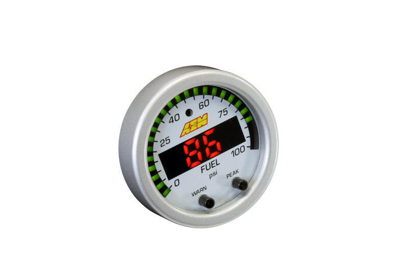 AEM X-Series Pressure 0-100psi Gauge Kit Gauges AEM