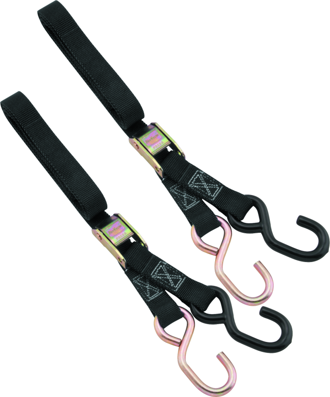 BikeMaster 1in Tiedown - Black Cargo Tie-Downs BikeMaster