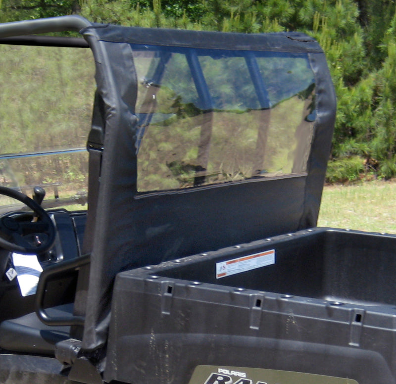 Seizmik 10-22 Polaris Ranger 400/Ranger - Mid Ranger EV Rear Dust Panel Windshields Seizmik