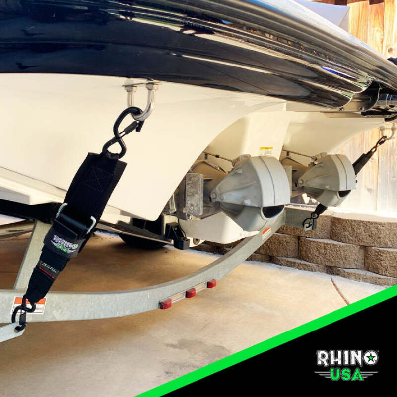 Rhino USA Transom Straps For Boat Trailer (Pair) Tow Straps Rhino USA