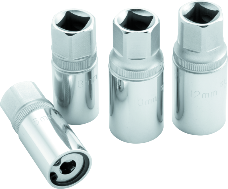 BikeMaster Stud Removal Sockets 6-12mm Tools BikeMaster
