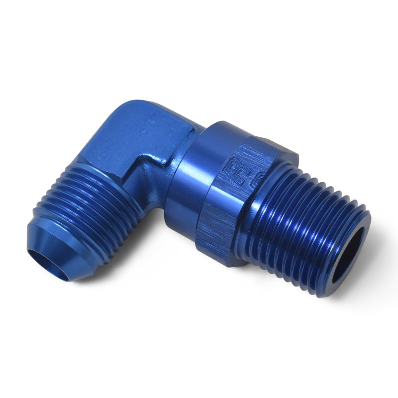 Russell Performance -10 AN 90 Degree Male to Male 1/2in Swivel NPT Fitting Fittings Russell