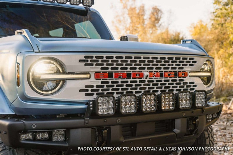 Diode Dynamics Bronco SS5 6-Pod CrossLink Grille Lightbar Kit Sport - White Combo Light Bars & Cubes Diode Dynamics