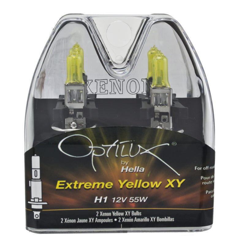 Hella Optilux H1 12V/55W XY Yellow Bulb Bulbs Hella