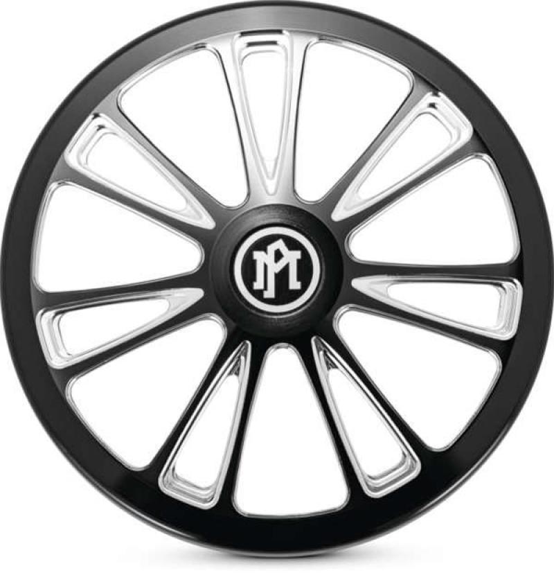 Performance Machine Faceplate Royce - Contrast Cut Platinum Air Filters - Direct Fit Performance Machine