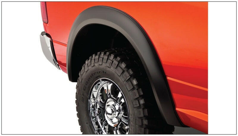 Bushwacker 02-08 Dodge Ram 1500 Fleetside Extend-A-Fender Style Flares 4pc 78.0/96.0in Bed - Black Fender Flares Bushwacker