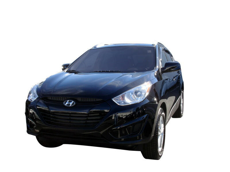 AVS 10-15 Hyundai Tucson Ventvisor Outside Mount Window Deflectors 4pc - Smoke Wind Deflectors AVS