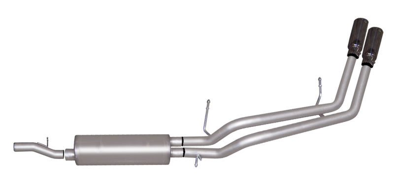 Gibson 15-19 Chevrolet Tahoe LS 5.3L 2.25in Cat-Back Dual Sport Exhaust - Aluminized Catback Gibson