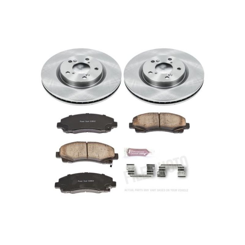 Power Stop 09-14 Acura TL Front Autospecialty Brake Kit Brake Kits - OE PowerStop