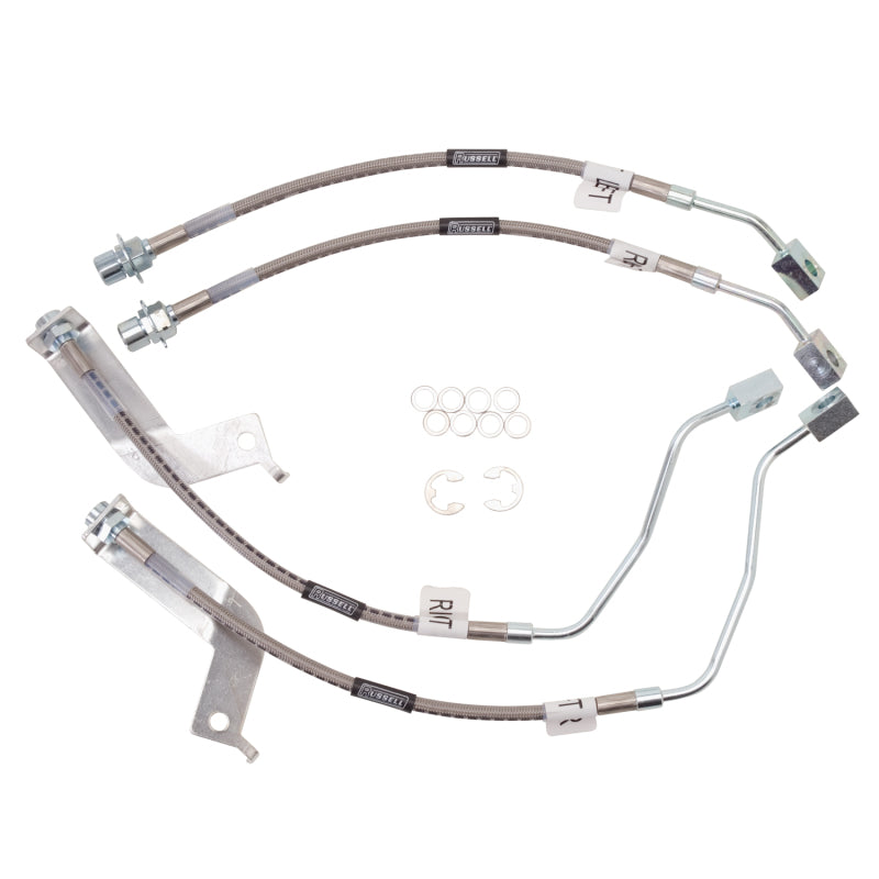 Russell Performance 99-04 Ford Mustang with Traction Control (Except Cobra) Brake Line Kit Brake Line Kits Russell