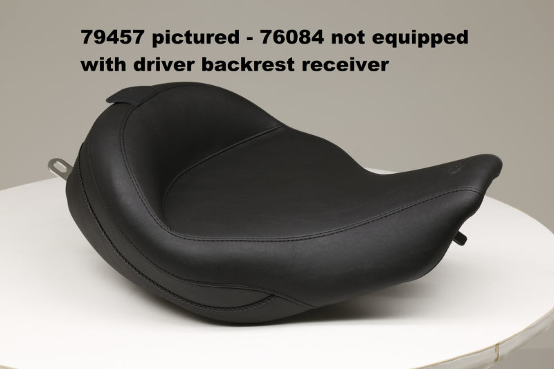 Mustang 08-21 Harley Electra Glide Std,Rd Glide,Rd King, Str Glide Tripper Solo Seat - Brown Solo Motorcycle Seats Mustang Motorcycle