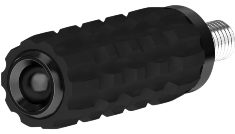 Roland Sands Design Toe Peg Billet Traction - Black Ano Footpegs Roland Sands Design