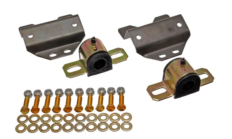 Energy Suspension 67-72 Dodge Dart / 65-69 Charger Black 15/16in Greaseable Bushing Adapter Kit Sway Bar Bushings Energy Suspension