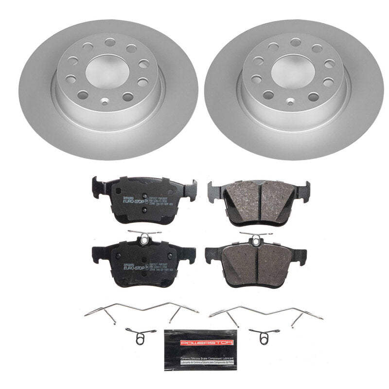 Power Stop 15-20 Audi A3 Rear Euro-Stop Brake Kit Brake Kits - OE PowerStop