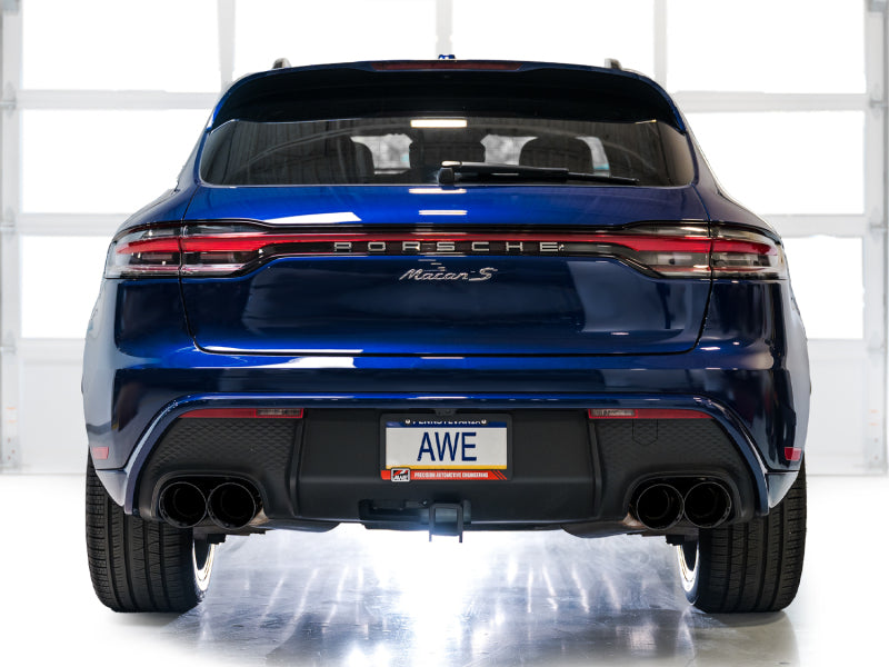 AWE Tuning 2022+ Porsche Macan 2.9TT Touring Edition Cat-Back Exhaust w/ Diamond Black Tips Catback AWE Tuning
