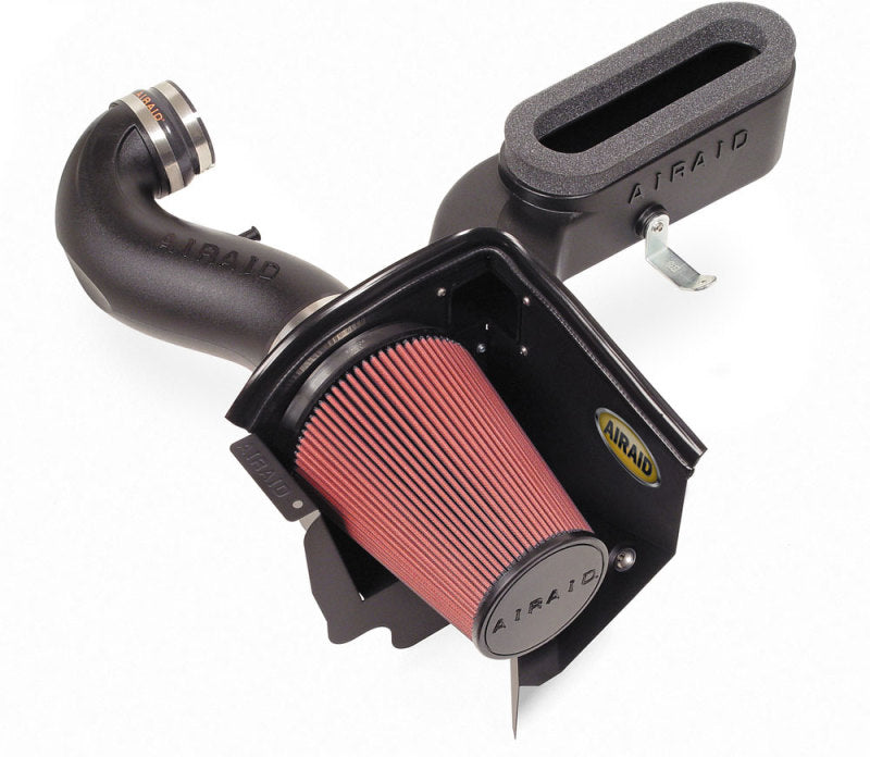 Airaid 06-10 Dodge Charger / 08 Magnum SRT8 6.1L Hemi CAD Intake System w/ Tube (Oiled / Red Media) Cold Air Intakes Airaid