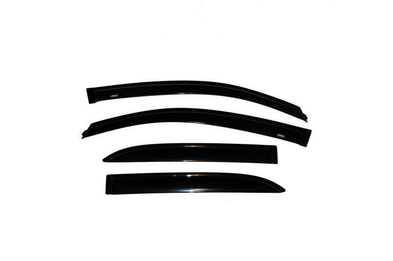 AVS 05-09 Chevy Equinox Ventvisor Outside Mount Window Deflectors 4pc - Smoke Wind Deflectors AVS
