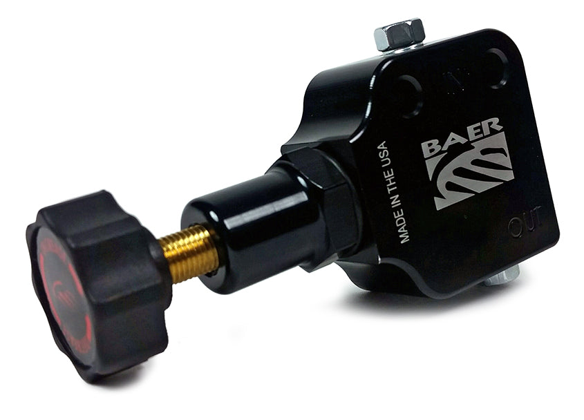 Knob Style Proportioning Valve Brake Proportioning Valve Baer Brake Systems