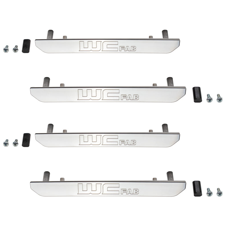 Wehrli 2020+ GMC 2500/3500HD Fender Flare Marker Light Delete Kit w/Logo - Raw Finish Light Accessories and Wiring Wehrli