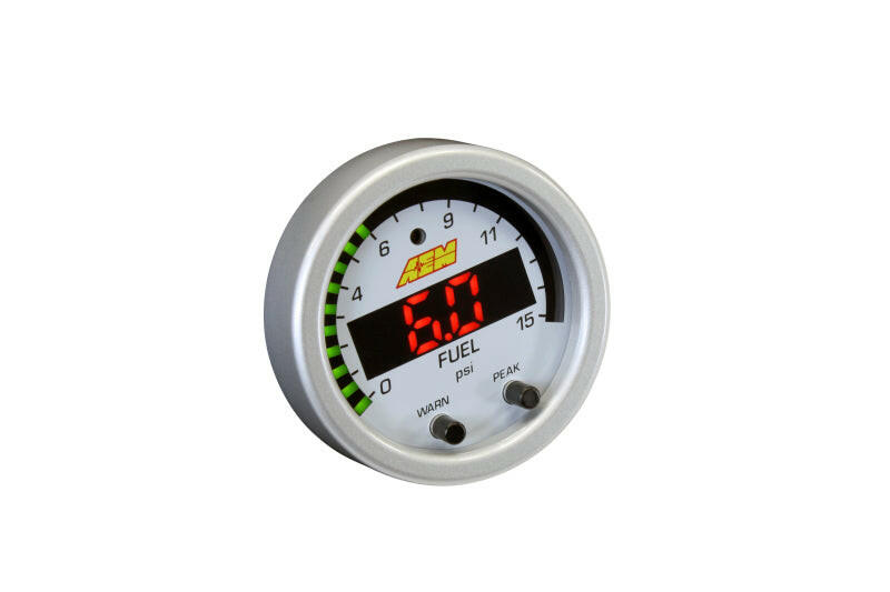 AEM X-Series Pressure 0-15psi Gauge Kit Gauges AEM