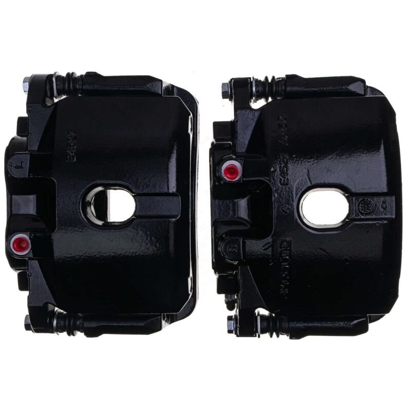 Power Stop 03-06 Cadillac Escalade Rear Black Caliper - Pair w/Bracket Brake Calipers - Perf PowerStop