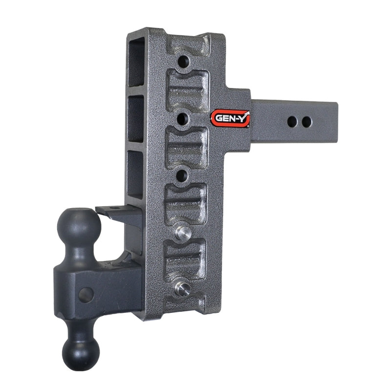 Gen-Y Mega Duty 2.5in Shank 9in Offset Drop 21K Hitch w/GH-061 Dual-Ball/GH-062 Pintle Lock Hitch Receivers GEN-Y Hitch