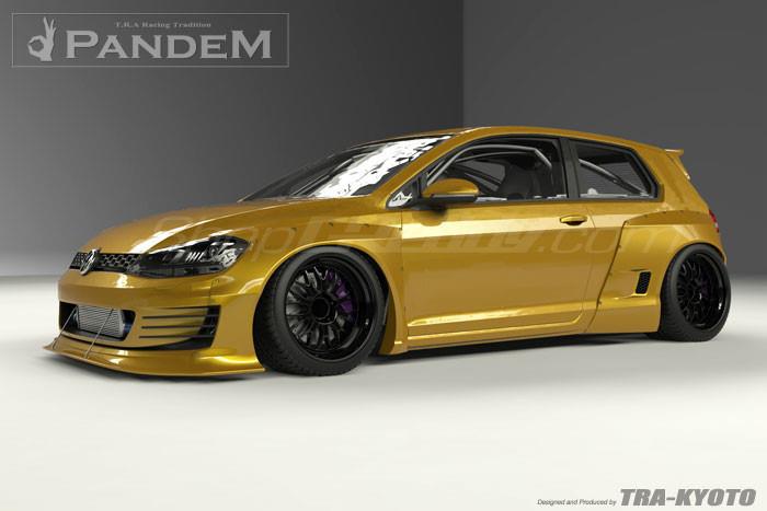 GReddy 2015+ Volkswagen Golf GTI MK7 3-DR Rocket Bunny Front Lip Lips & Splitters GReddy