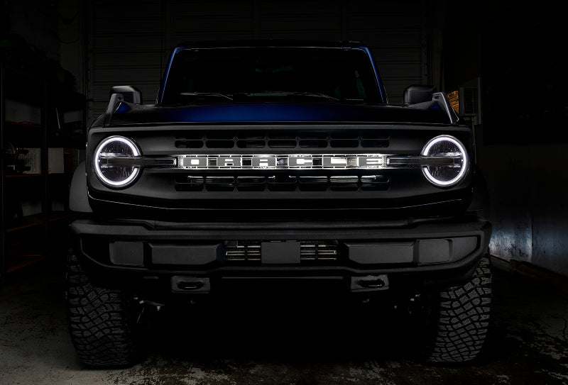 Oracle 2021 Ford Bronco DRL Upgrade w/ Halo Kit - ColorSHIFT w/ BC1 Controller Headlights ORACLE Lighting
