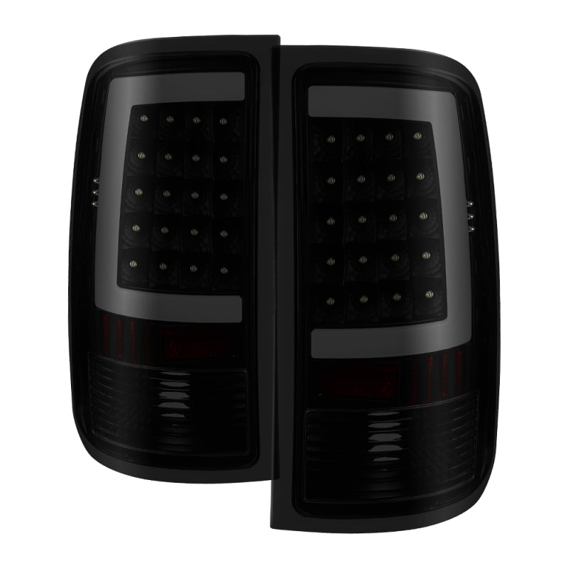 xTune 07-13 GMC Sierra 1500 LED Tail Lights - Black Smoke (ALT-ON-GS07-G2-LED-BSM) Tail Lights SPYDER