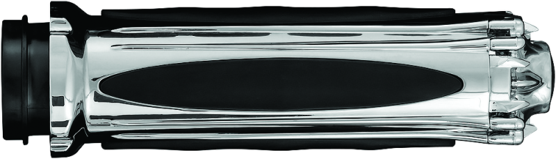 Kuryakyn Premium Zombie Grips Without Throttle Boss Dual Cable Chrome Grips Kuryakyn