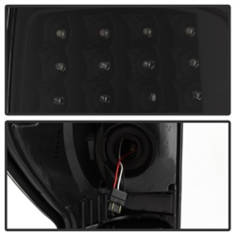 xTune Toyota Tundra 07-13 LED Tail Lights Black ALT-ON-TTU07-LED-BK Tail Lights SPYDER