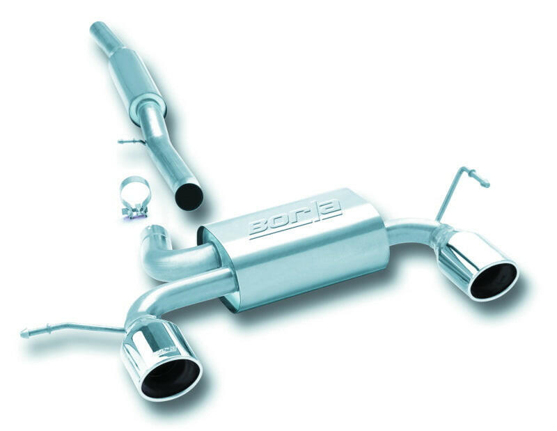 Borla 01-06 Audi TT Quattro 1.8T 225HP MT AWD 2dr Single Split Rear Exit SS Catback Exhaust Catback Borla