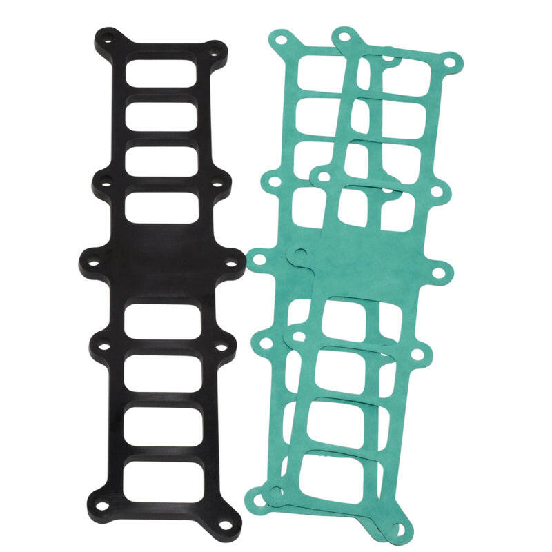 BBK 86-95 Mustang 5.0 Phenolic Manifold Spacer Kit Edelbrock Performer 3/8 Intake Spacers BBK