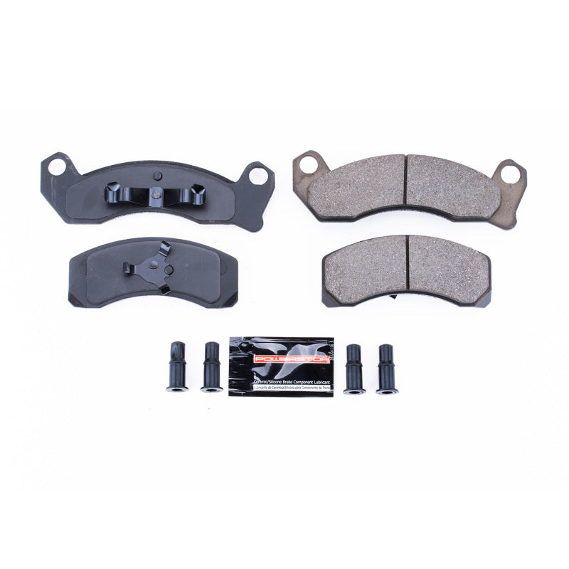 Power Stop 87-89 Ford Country Squire Front Z23 Evolution Sport Brake Pads w/Hardware Brake Pads - Performance PowerStop