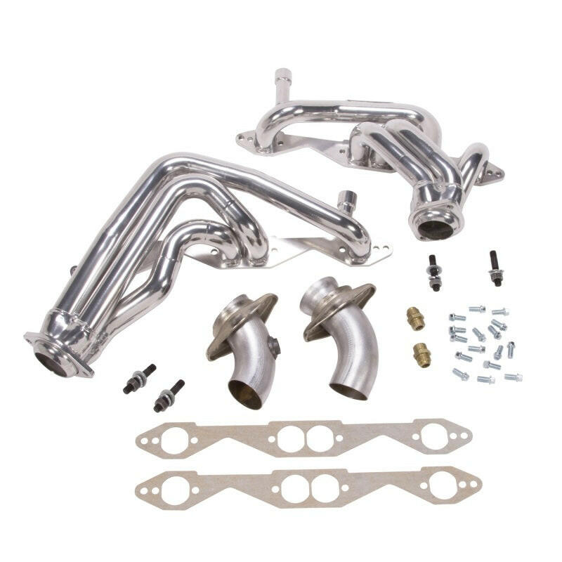 BBK 93-96 Chevrolet Impala SS Shorty Tuned Length Exhaust Headers - 1-5/8 Silver Ceramic Headers & Manifolds BBK