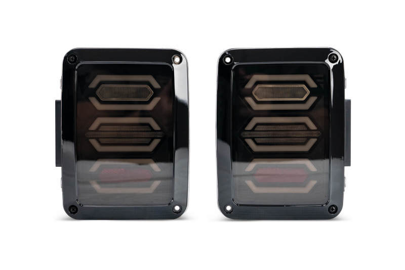 DV8 Offroad 07-18 Jeep Wrangler JK Octagon LED Tail Light Tail Lights DV8 Offroad