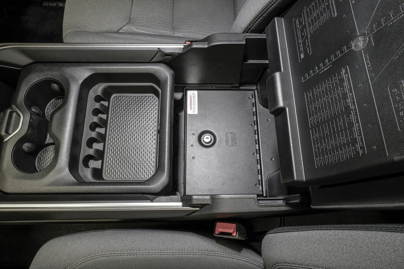 Tuffy Console Safe W/ Keyed Lock For Ram Trucks W/ Sliding Tray Console Cargo Boxes & Bags Tuffy Products