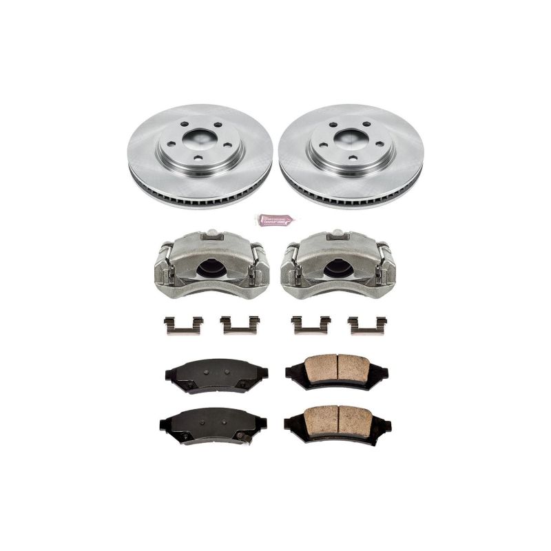 Power Stop 2004 Pontiac Grand Prix Front Autospecialty Brake Kit w/Calipers Brake Kits - OE PowerStop