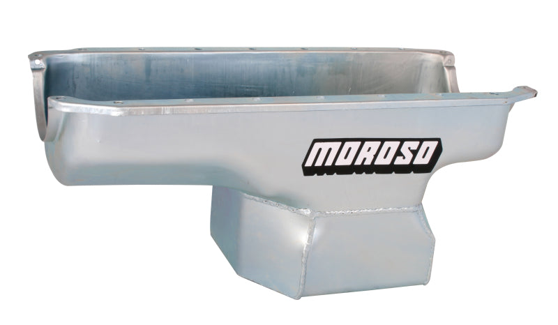 Moroso Mopar 273-340 (w/Center Sump) Deep Wet Sump 8qt 10in Steel Oil Pan Oil Pans Moroso