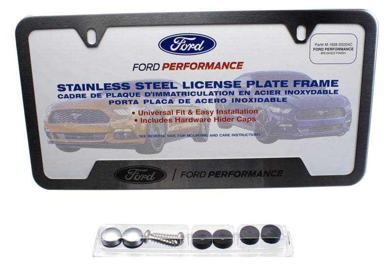 Ford Racing Stainless Steel Ford Performance License Plate Frame License Frame Ford Racing