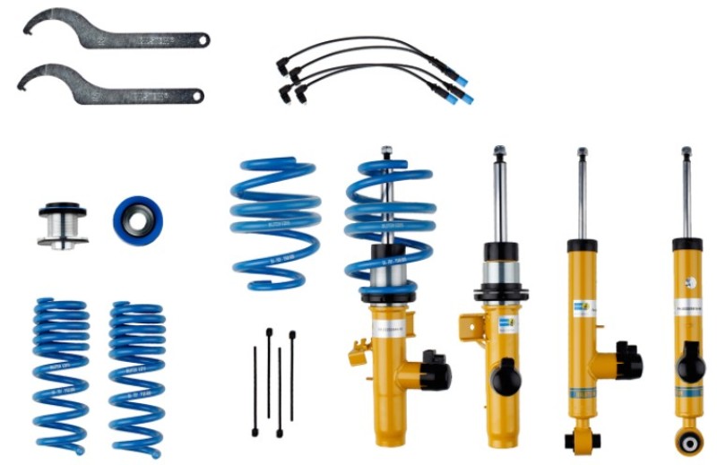 Bilstein B16 (DampTronic) 13-15 BMW 335i xDrive Front and Rear Suspension Kit Coilovers Bilstein