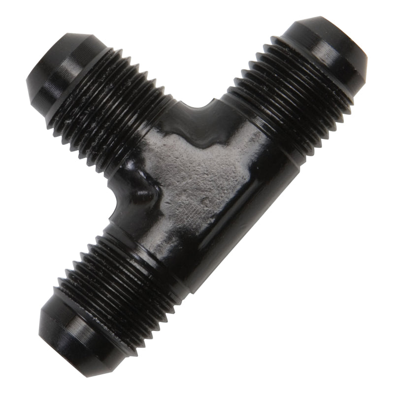 Russell Performance -4 AN Flare Tee Fitting (Black) Fittings Russell